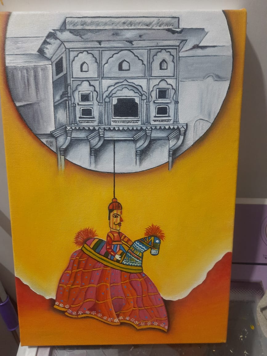 Painting by Kiran Pujari - Signature Canvas